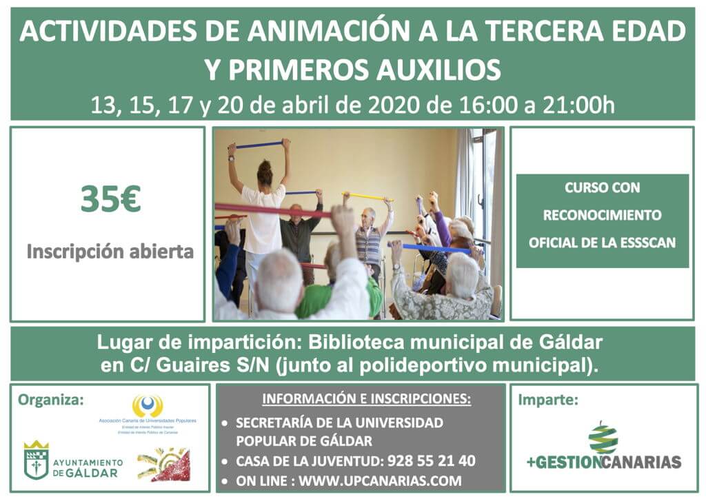 Curso en Gáldar Tercera Edad