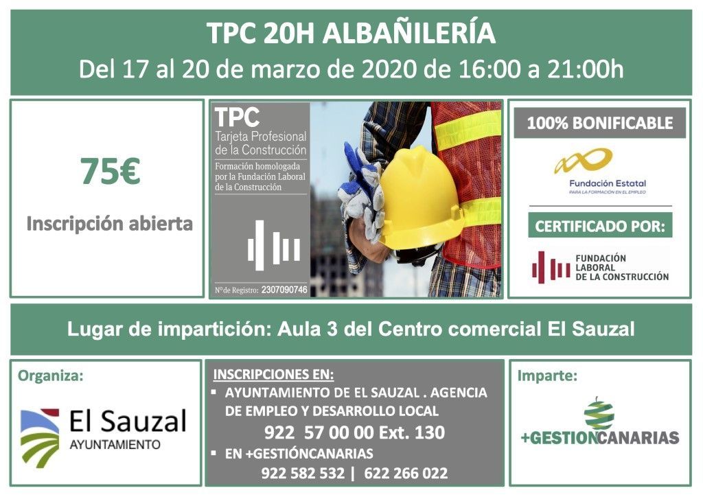 curso tpc sauzal
